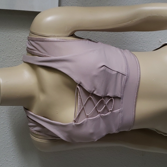 FOREVER 21 Blush Sport Bra Size M - Picture 3 of 6